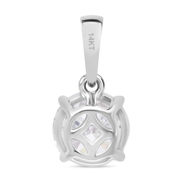 LUXURIANT SGL zertifizierter VS-EF Labor Diamant Anhänger in 585 Weißgold - 1 ct. image number 10