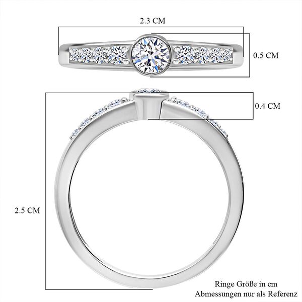 LUXURIANT SI-GH Labor Diamant Ring - 0,55 ct. image number 4