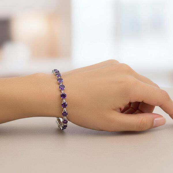 D'Joy AA afrikanisches Amethyst 19cm Armband - 9,53 ct. image number 2