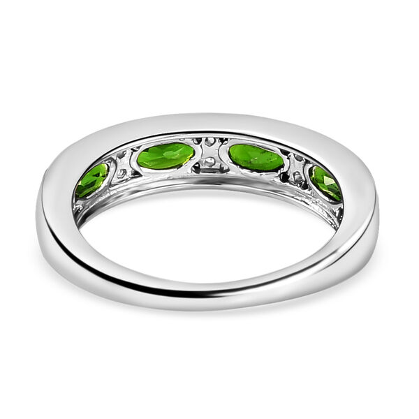 Nat&uuml;rlicher Chromdiopsid und Zirkon-Ring - 1,21 ct. image number 6