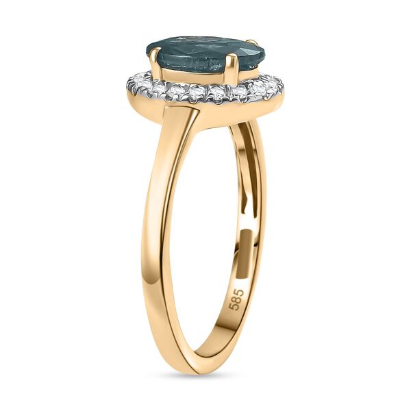 AAA Alexandrit und Diamant Ring in 585 Gold - 1,70 ct. image number 5
