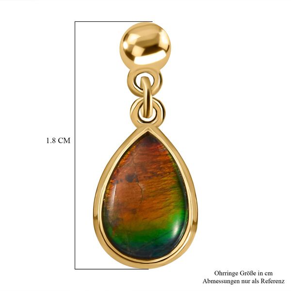 Ammolit Solit&auml;r Ohrh&auml;nger in Silber image number 6