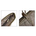 Stilvolle gesteppte geräumige -Tote Tasche, wasserabweisend, 56x30x16cm, Olive image number 3