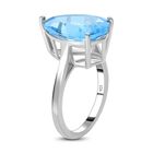 Himmelblauer Topas-Ring - 9,75 ct. image number 4