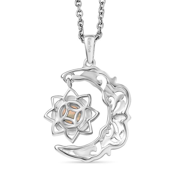 EverTrue Opal Anh&auml;nger mit 50cm Kette in Silberton - 0,41 ct. image number 5