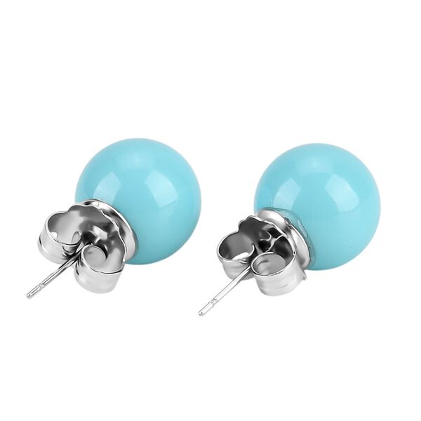 3er-Set Sleeping Beauty t&uuml;rkisfarbenes Muschelkernperle Schmuckset image number 9