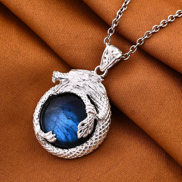 Royal Bali Kollektion -  Labradorit Anh&auml;nger,  925 Silber, ca. 23,94 ct. image number 3