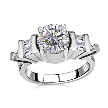 Moissanit &ouml;ffenbarer Ring - 2,16 ct.