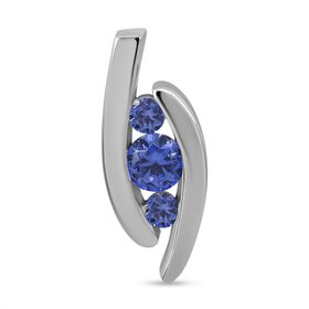 Blauer Zirkonia-Anhänger - 1,35 ct.