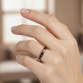 EverTrue AA roter Granat Ring - 7,50 ct.