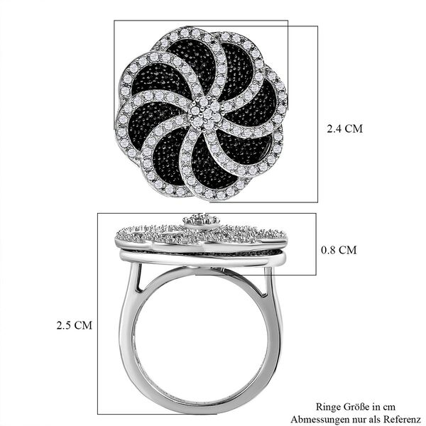 GP Italian Garden Kollektion - Diamant und Kanchanaburi blauer Saphir-Ring - 0,50 ct. image number 7