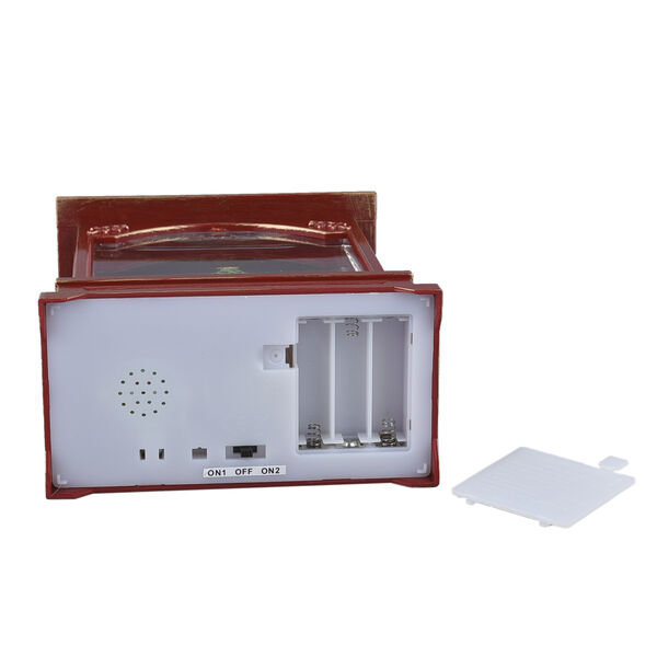 Weihnachts-Laterne mit Schnee und LED, Gr&ouml;&szlig;e 16,7x9x28,6 cm, Rot, Weihnachtsmann&nbsp; image number 6