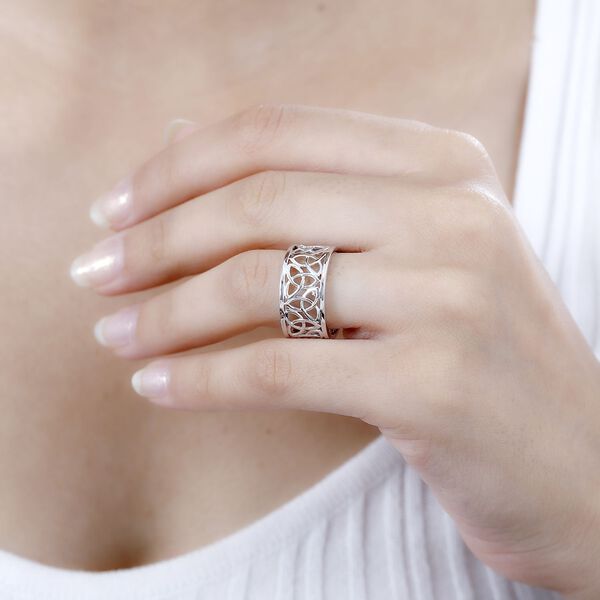 925 Silber rhodiniertRing (Größe 18.00) image number 9