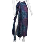 Bedruckter Balinesischer Sarong, Dunkelblau