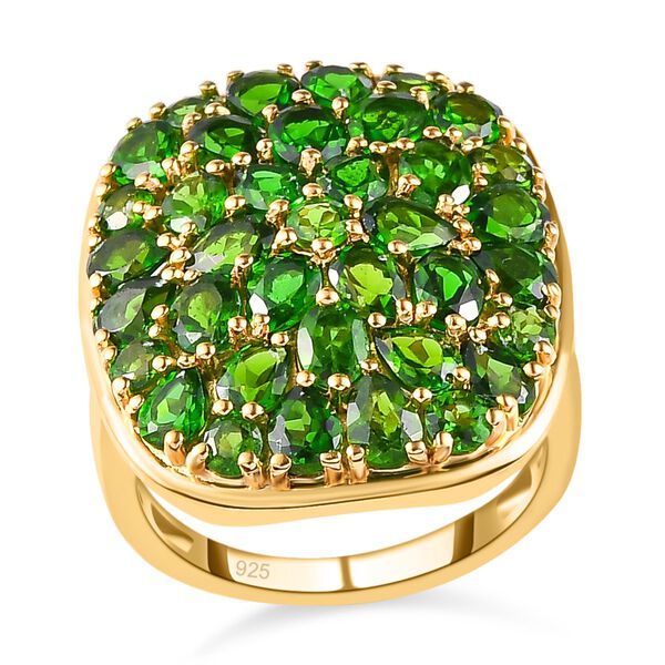 Natürlicher Chromdiopsid-Ring - 6,15 ct. image number 4