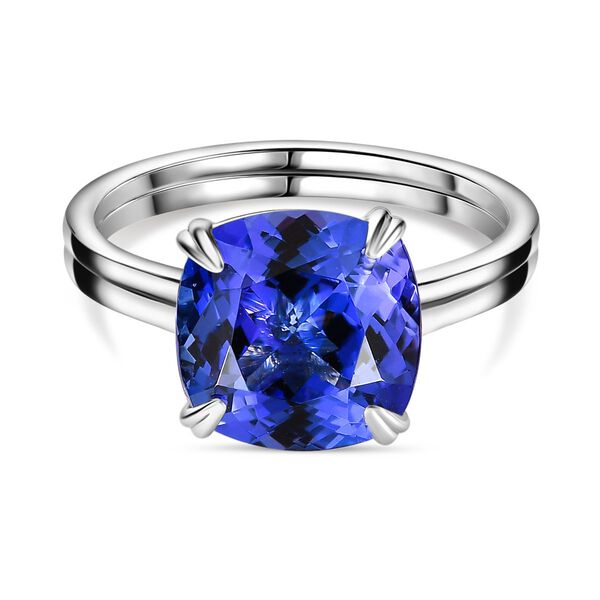 RHAPSODY AAAA Tansanit und VS EF Diamant Ring in 950 Platin - 4,88ct.