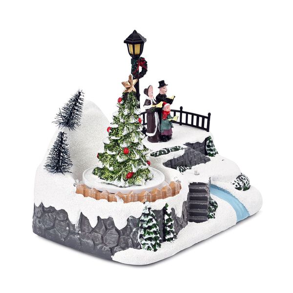Musik Karussel Winterland mit LED lichter, Tannenbaum image number 7