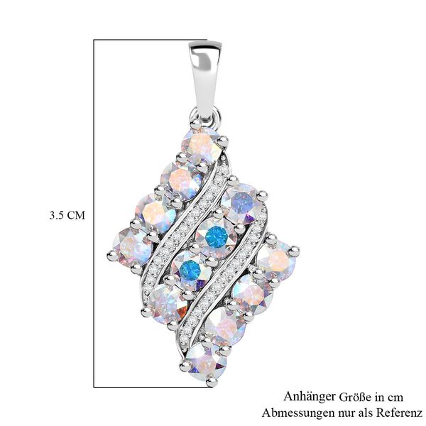 J Francis gefertigt mit SWAROVSKI- AB und wei&szlig;er Swarovski Kristall Anh&auml;nger image number 6