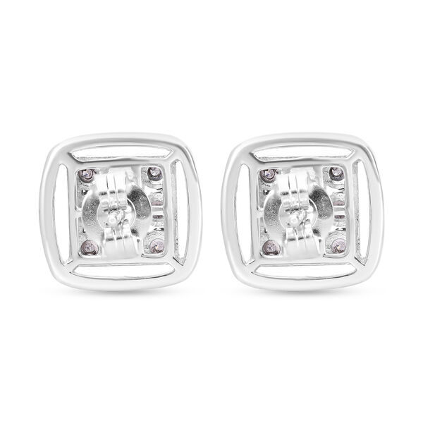 Wei&szlig;er Diamant Ohrringe, 925 Silber platiniert, ca. 0.10 ct image number 5