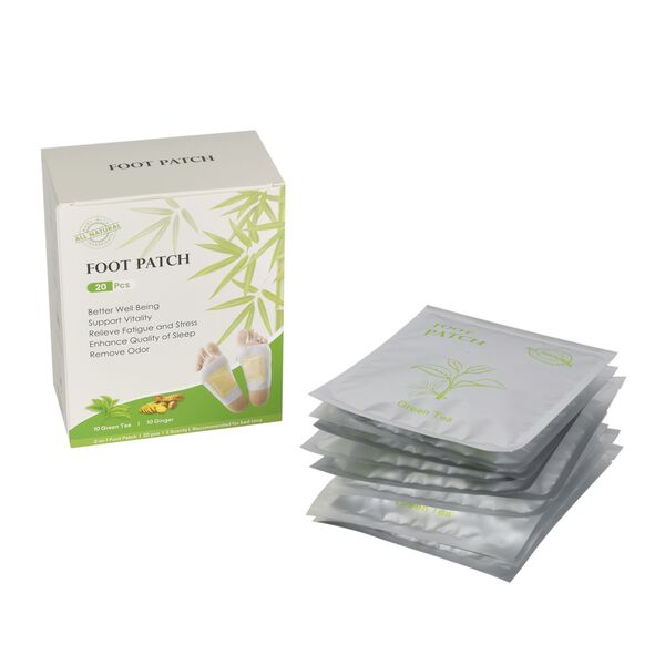 20er Set Detox Fußpflaster, Entgiftungspflaster, Ingwer und Grüner Tee image number 5