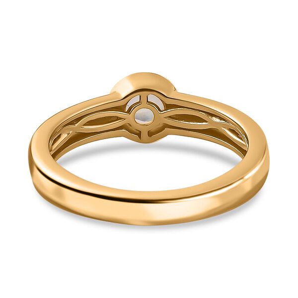 AA &auml;thiopisches Welo Opal-Schmuckset, 925 Silber mit Gelbgold Vermeil - 1,02 ct. image number 7