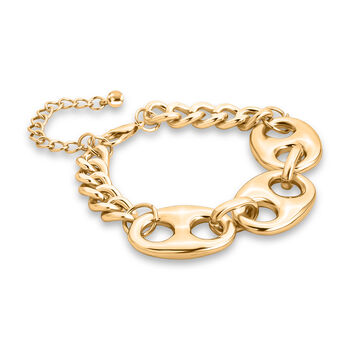 Gelb Armband ca. 19 cm + 5 cm Extender, ca. 38,50g