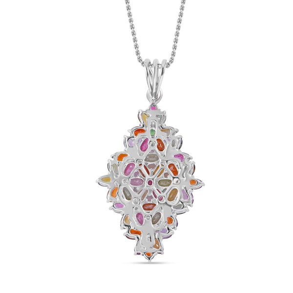 Multi-Turmalin-Anhänger mit 50cm Kette - 9,17 ct. image number 3