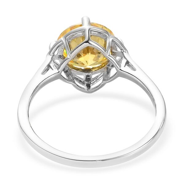 Gelber Zirkonia-Ring - 3,39 ct. image number 6