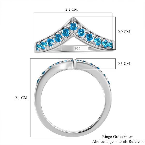 Neon Apatit Ring - 0,44 ct. image number 7