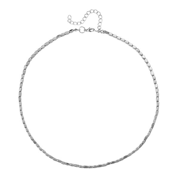 Silberbeschichteter H&auml;matit Schmuckset  ca. 724,00 ct. image number 5