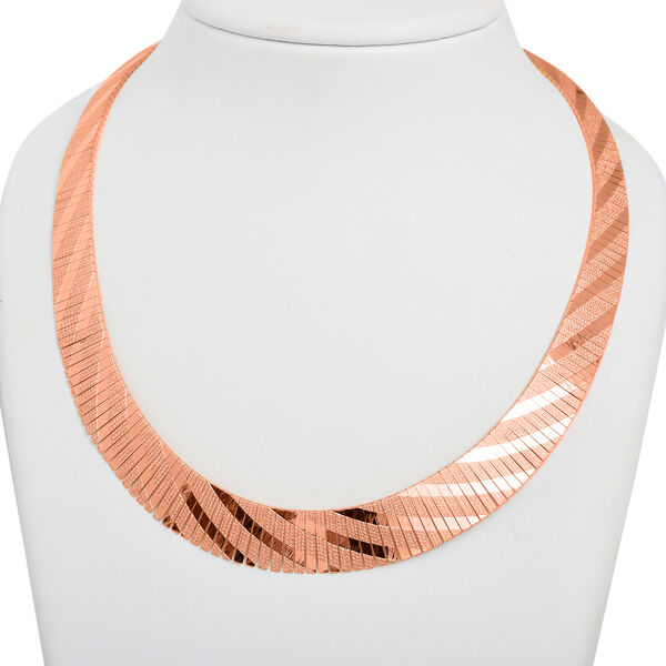 Fancy Cubetto Kleopatra Halskette in ros&eacute;vergoldetem Silber image number 2