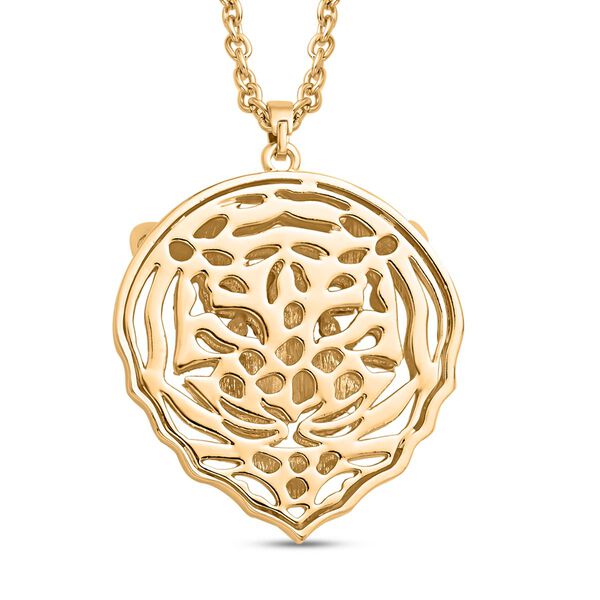 2er-Set, schwarzer und wei&szlig;er Kristall-Anh&auml;nger mit Kette und Ohrringe - 6 ct. image number 5