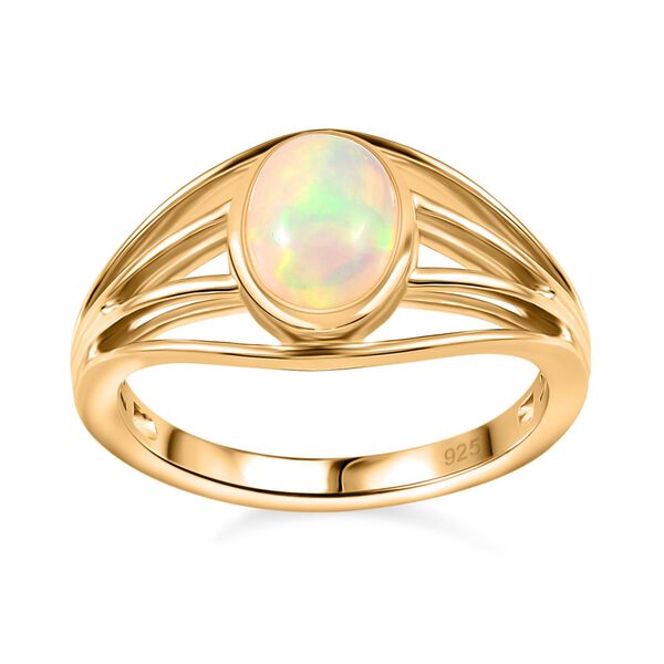 Nat&uuml;rlicher, &auml;thiopischer Welo Opal Ring - 0,77 ct. image number 5