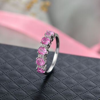 D'Joy Ilakaka rosa Saphir und Zirkon Ring - 1,62 ct.
