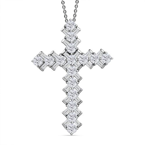 Moissanit Anhänger mit 50cm Kette - 2,71 ct. image number 0