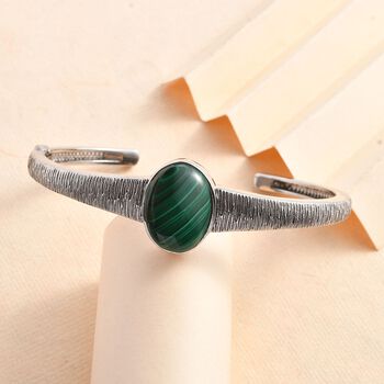 Malachit Armreif, 19 cm - 22,06 ct.