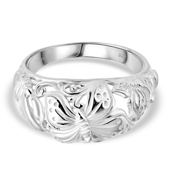 Royal Bali - 925 Silber Schmetterling Ring (Gr&ouml;&szlig;e 16.00) ca. 4,50g