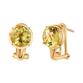 AA Prasiolith Ohrringe - 5,16 ct.