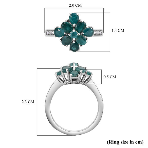 AAA Grandidierit-Ring, 925 Silber platiniert  ca. 1,45 ct image number 7