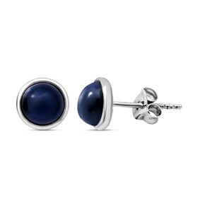 Small Nugget blaue Stern-Saphir-Ohrstecker