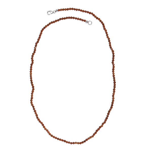 Hessonit Granat 50cm Halskette - 39 ct. image number 4