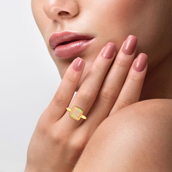 Natürlicher, äthiopischer Opal-Ring - 2,25 ct. image number 2