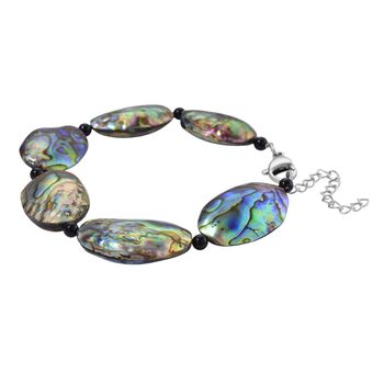 Abalone Muschel Armband ca. 23 cm mit 5 cm Extender, Reine Legierung