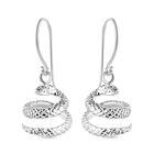 Royal Bali - Schlangen Ohrringe, 925 Silber, 5,10g