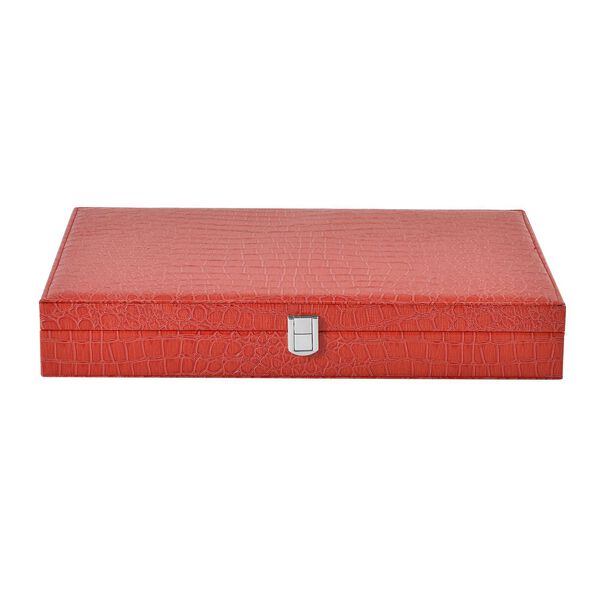 Ring Koffer, rot, Krokodilsmuster image number 2