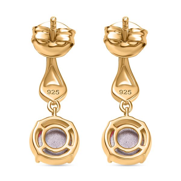 Maulbeer Mondstein Ohrringe - 3 ct. image number 5