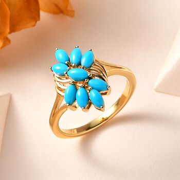 AAA amerikanischer Sleeping Beauty T&uuml;rkis-Ring - 1,56 ct.