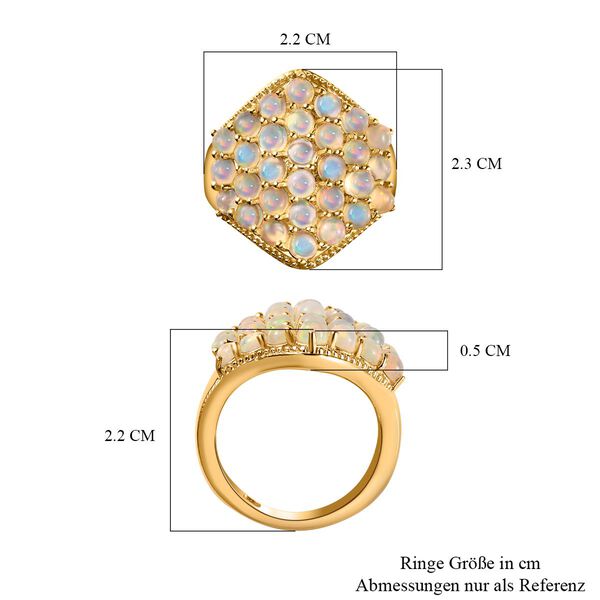 AA natürlicher, äthiopischer Welo Opal-Ring - 2,49 ct. image number 8