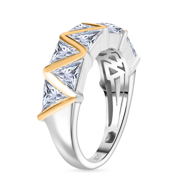 D&rsquo;Joy zweifarbiger Moissanit Ring - 2,64 ct. image number 5