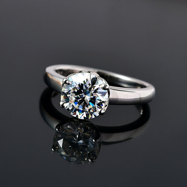 Moissanit Ring - 1,72 ct. image number 8